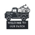 Welcome to our Patch - Metal Wall Art